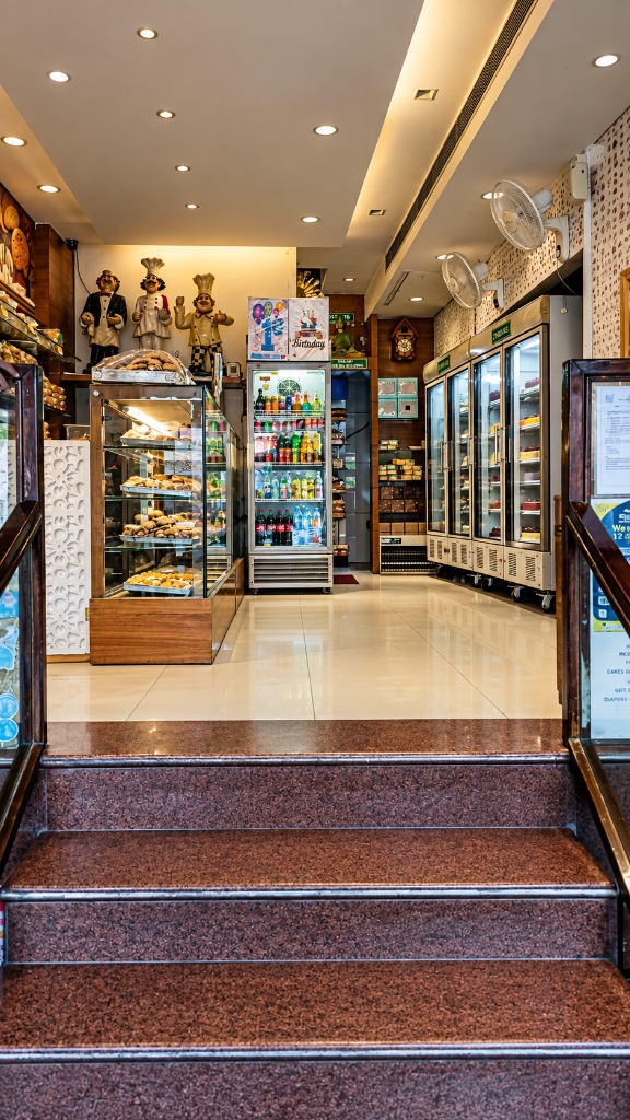 Aone's Bakery Store Interior & Cake Display Fridges